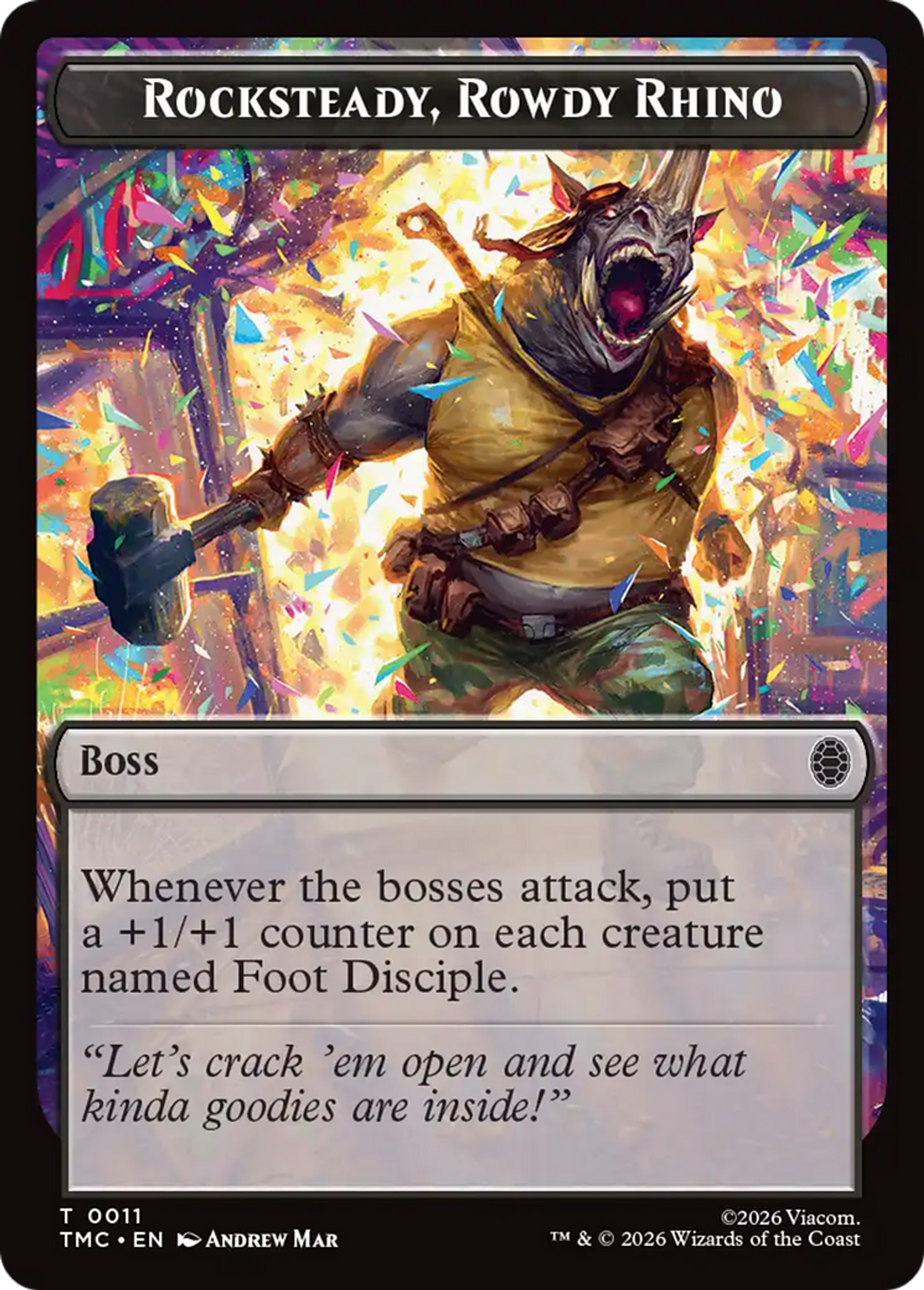 Rocksteady, Rowdy Rhino — Teenage Mutant Ninja Turtles Eternal — Magic: The Gathering