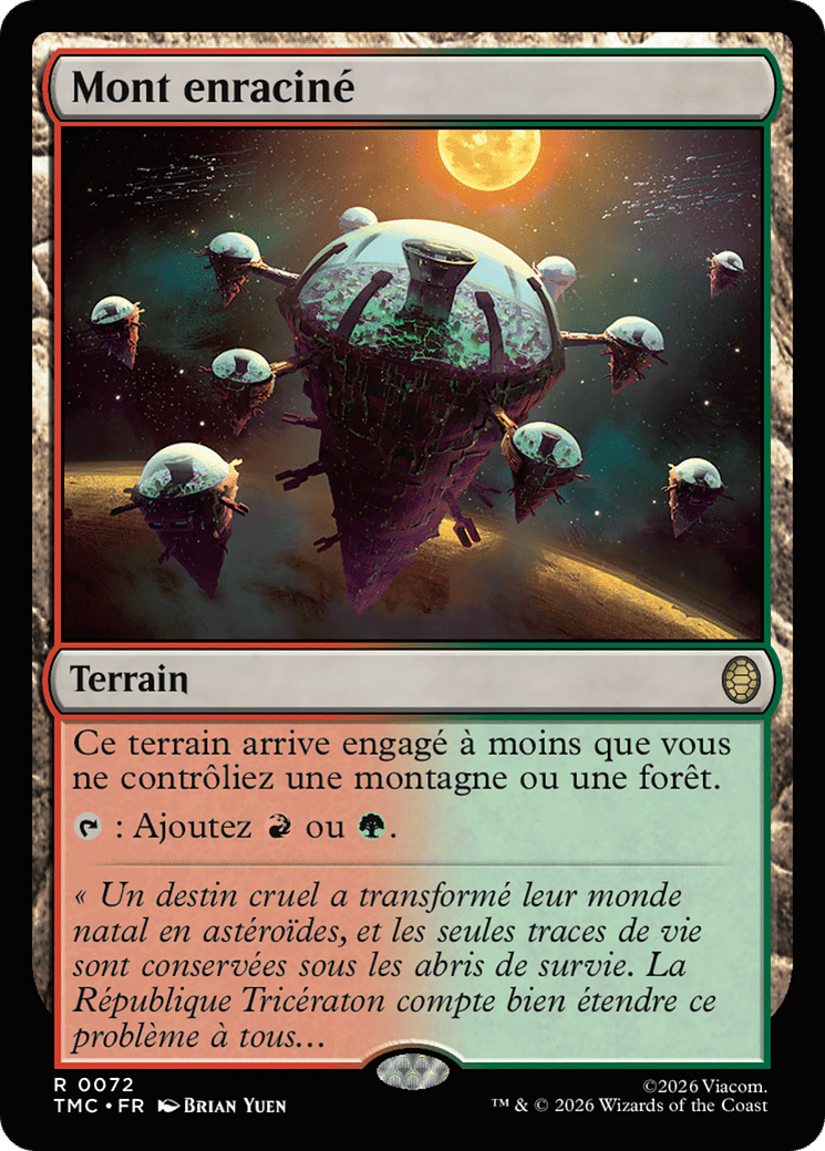 Mont enraciné — Teenage Mutant Ninja Turtles Eternal — Magic: The Gathering