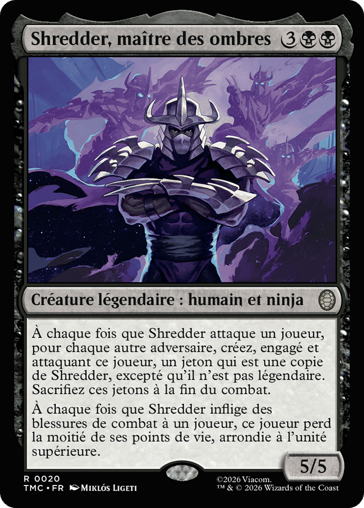 Shredder, maître des ombres — Teenage Mutant Ninja Turtles Eternal — Magic: The Gathering