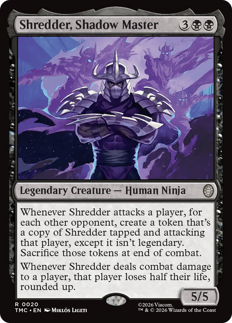 Shredder, Shadow Master — Teenage Mutant Ninja Turtles Eternal — Magic: The Gathering