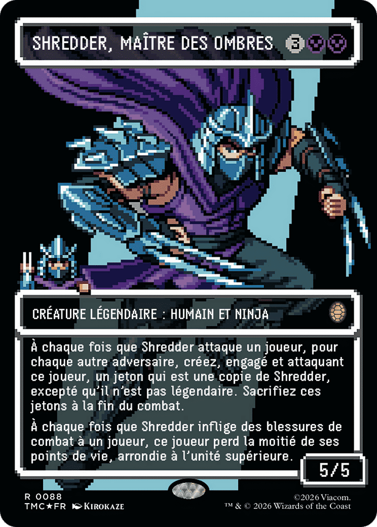 Shredder, maître des ombres — Teenage Mutant Ninja Turtles Eternal — Magic: The Gathering