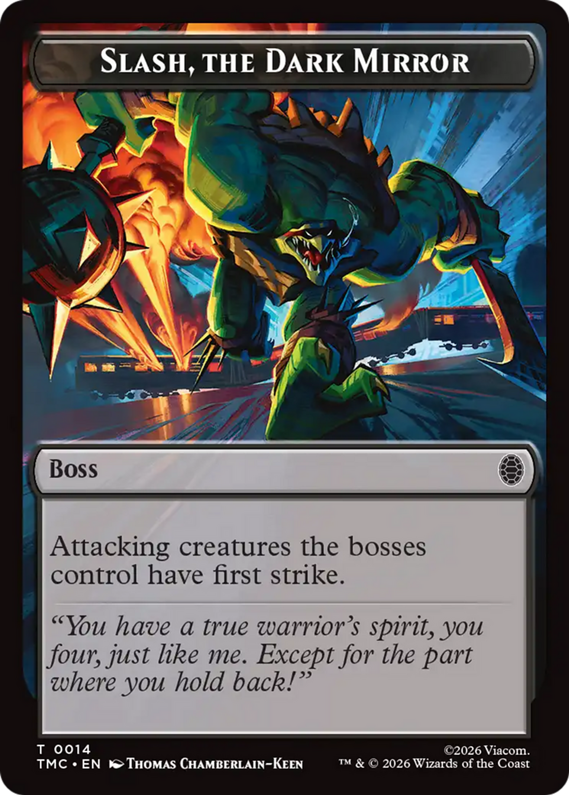 Slash, the Dark Mirror — Teenage Mutant Ninja Turtles Eternal — Magic: The Gathering
