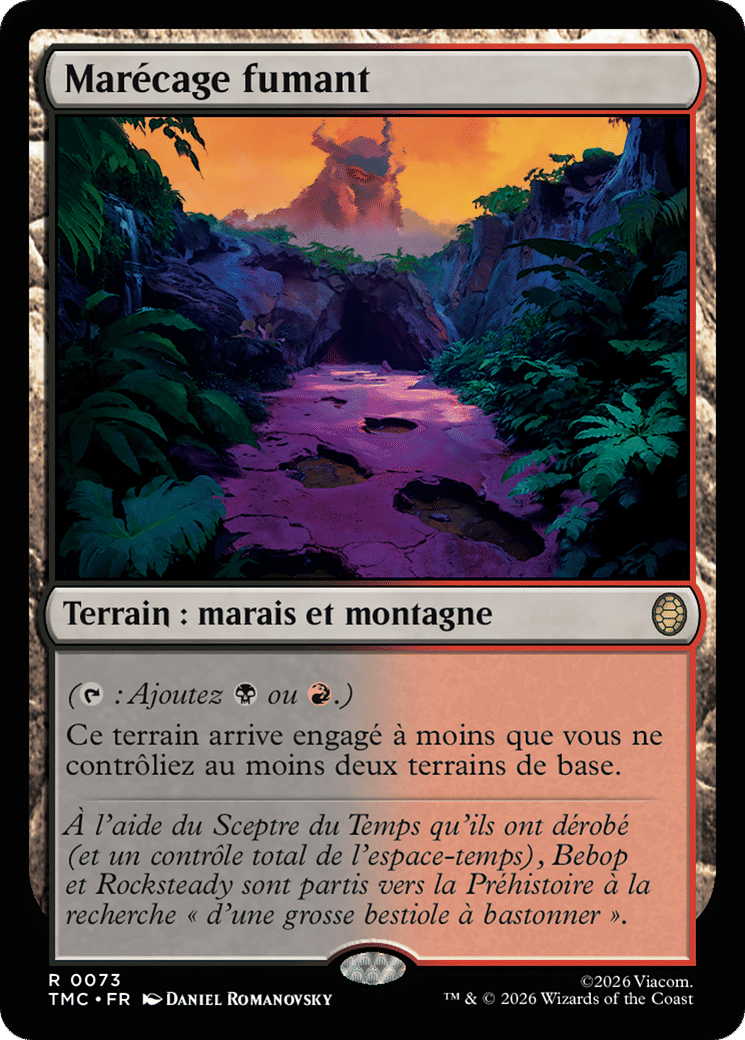 Marécage fumant — Teenage Mutant Ninja Turtles Eternal — Magic: The Gathering
