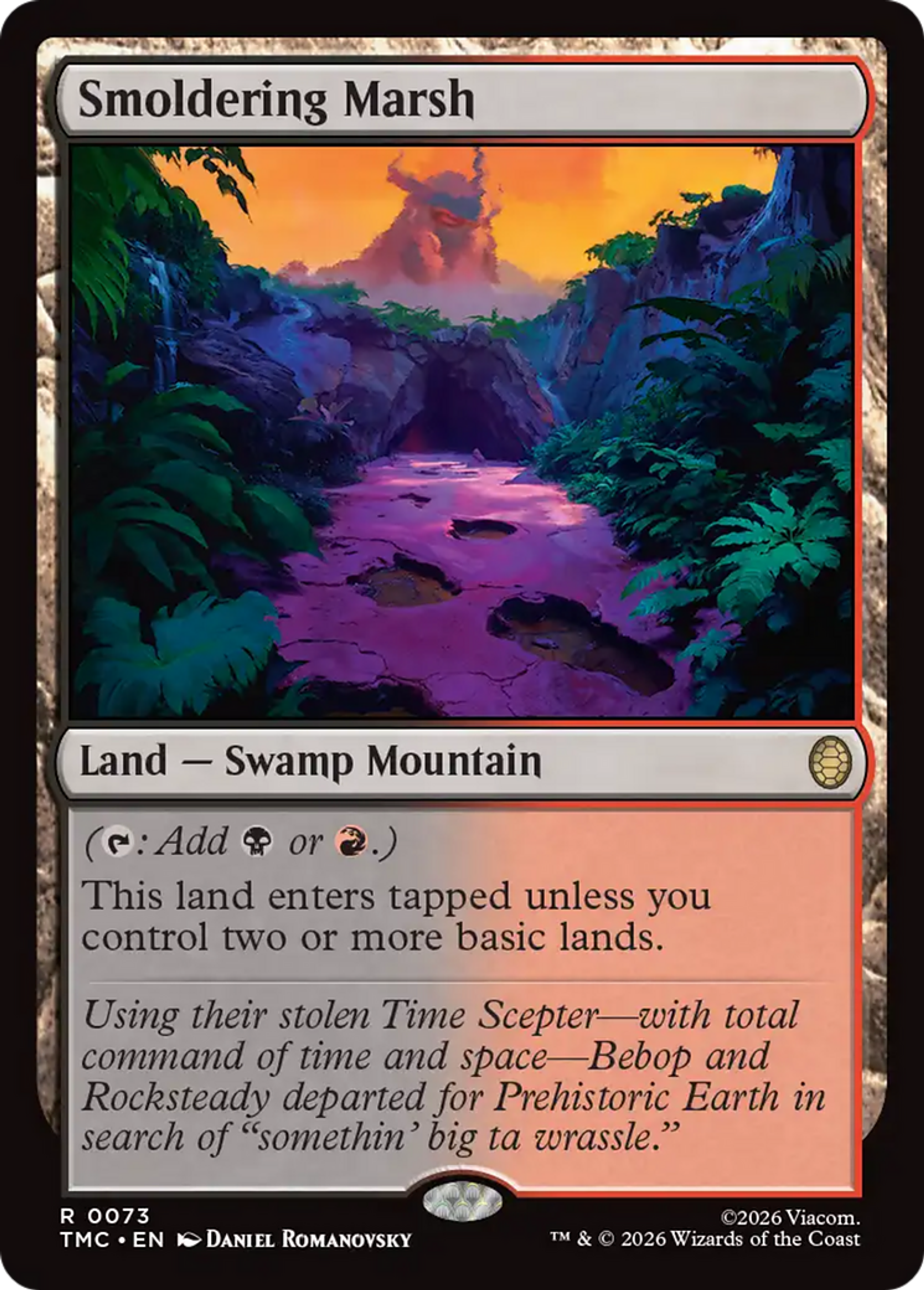 Smoldering Marsh — Teenage Mutant Ninja Turtles Eternal — Magic: The Gathering
