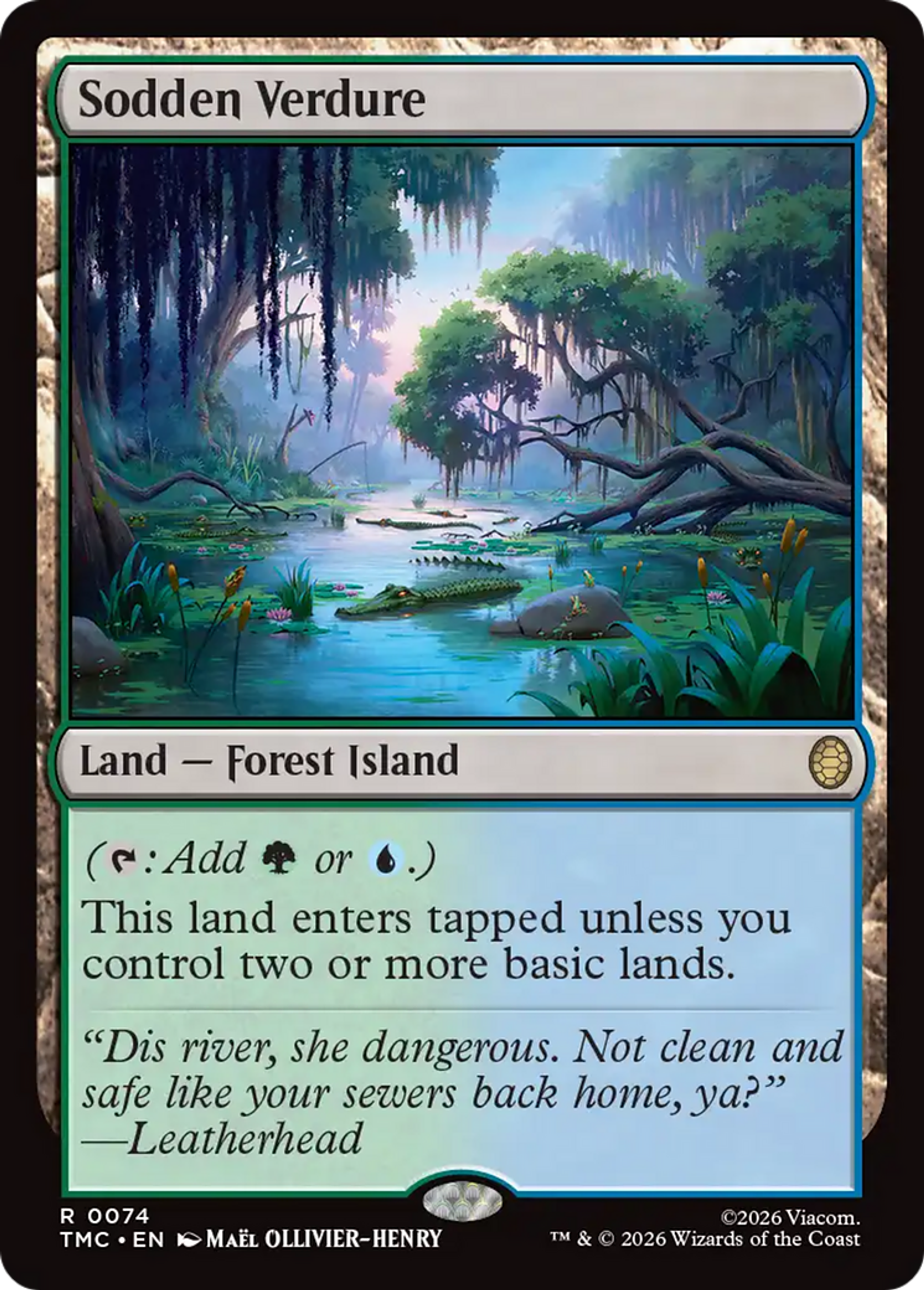 Sodden Verdure — Teenage Mutant Ninja Turtles Eternal — Magic: The Gathering