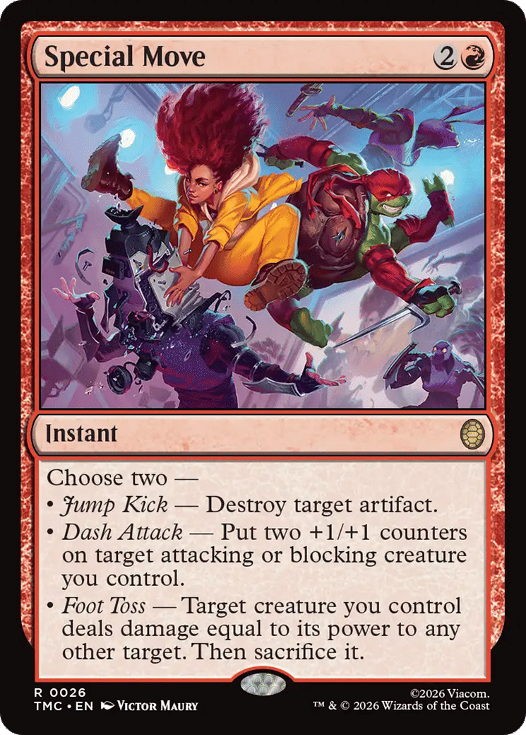 Special Move — Teenage Mutant Ninja Turtles Eternal — Magic: The Gathering