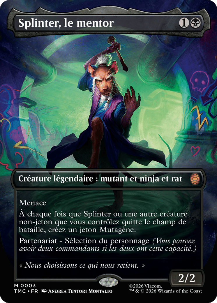 Splinter, le mentor — Teenage Mutant Ninja Turtles Eternal — Magic: The Gathering