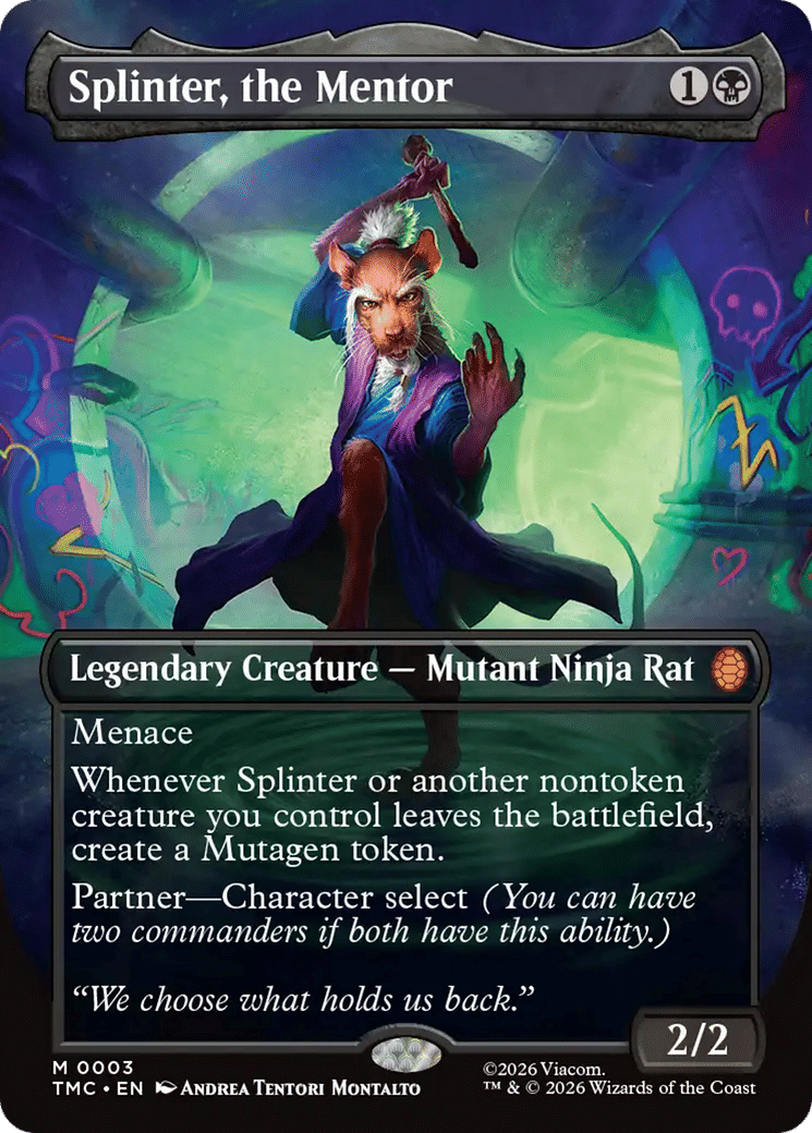 Splinter, the Mentor — Teenage Mutant Ninja Turtles Eternal — Magic: The Gathering