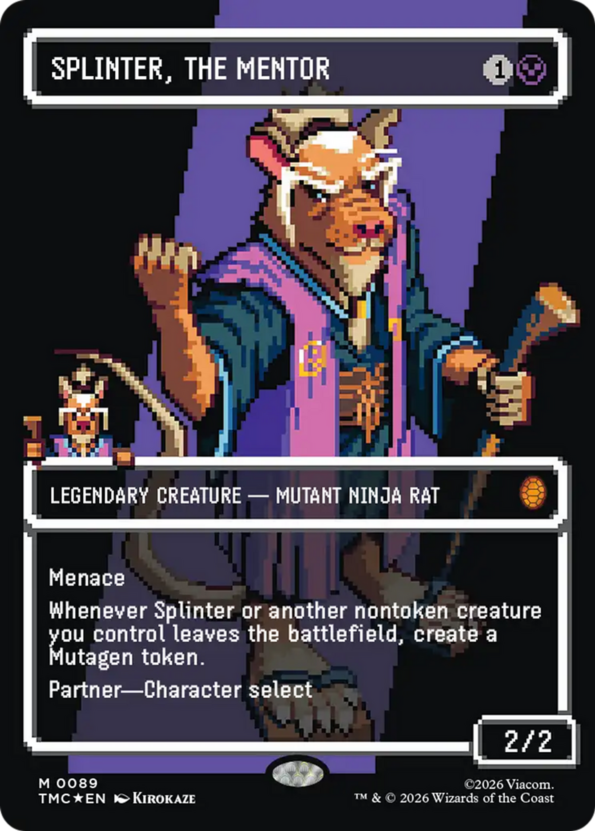 Splinter, the Mentor — Teenage Mutant Ninja Turtles Eternal — Magic: The Gathering