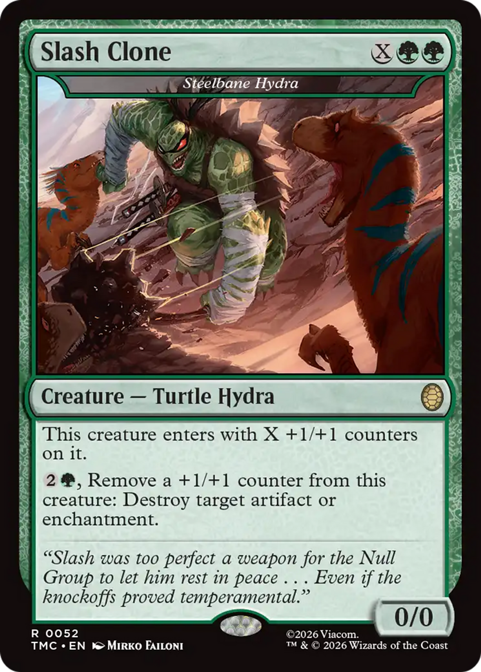 Steelbane Hydra — Teenage Mutant Ninja Turtles Eternal — Magic: The Gathering