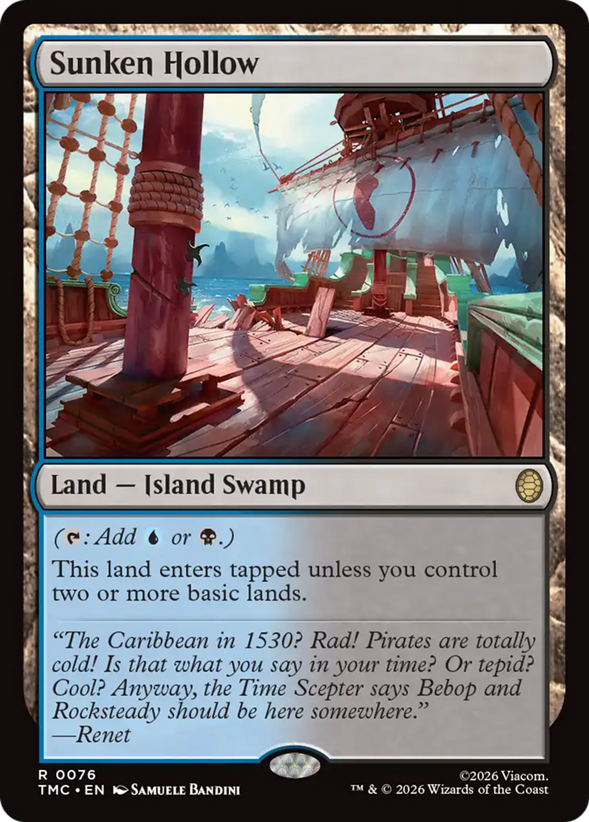 Sunken Hollow — Teenage Mutant Ninja Turtles Eternal — Magic: The Gathering