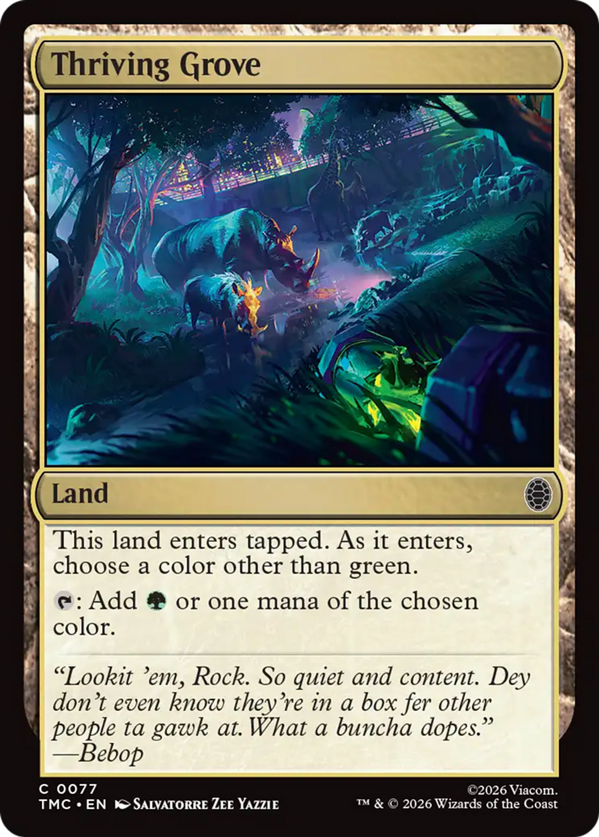 Thriving Grove — Teenage Mutant Ninja Turtles Eternal — Magic: The Gathering