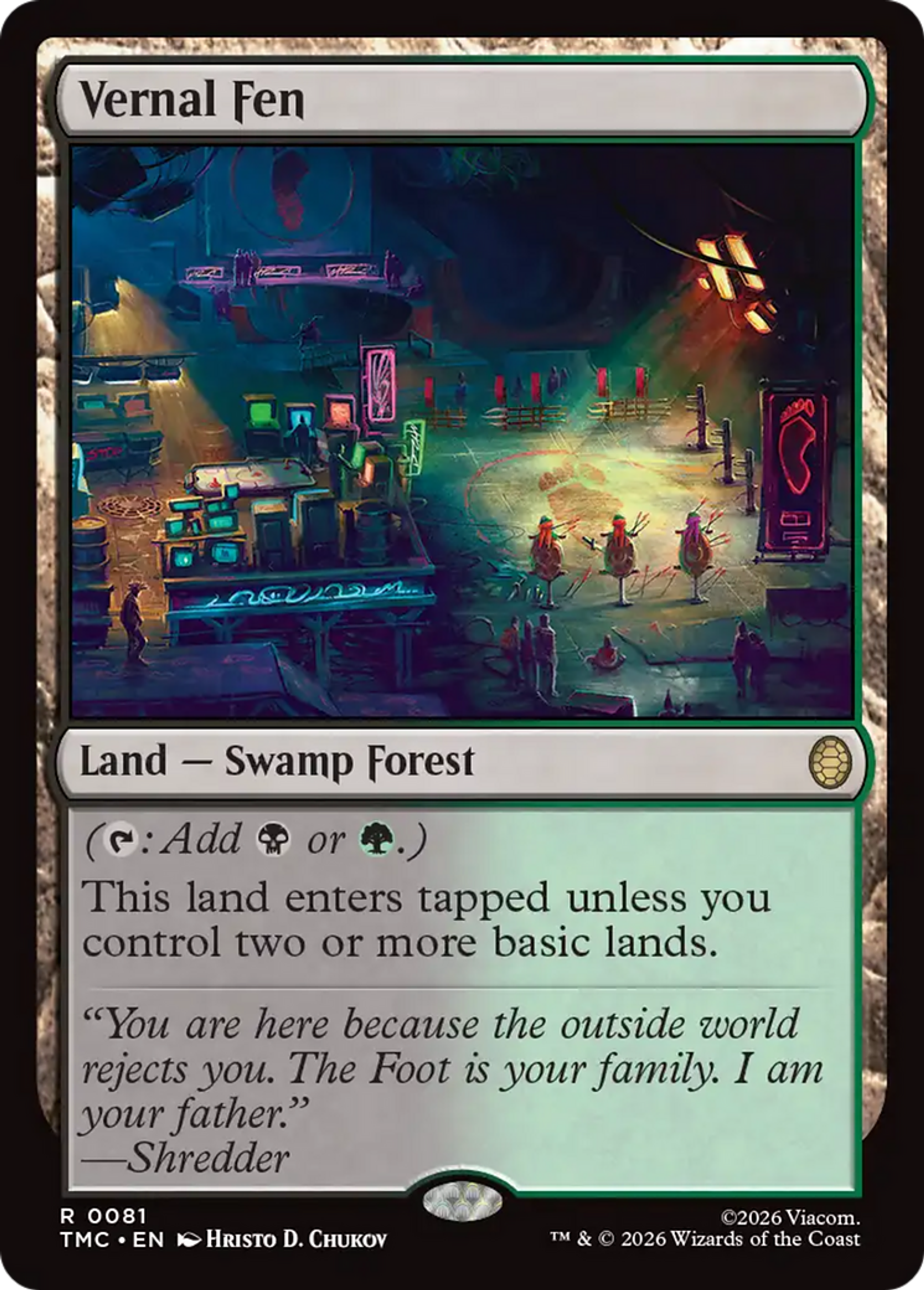 Vernal Fen — Teenage Mutant Ninja Turtles Eternal — Magic: The Gathering
