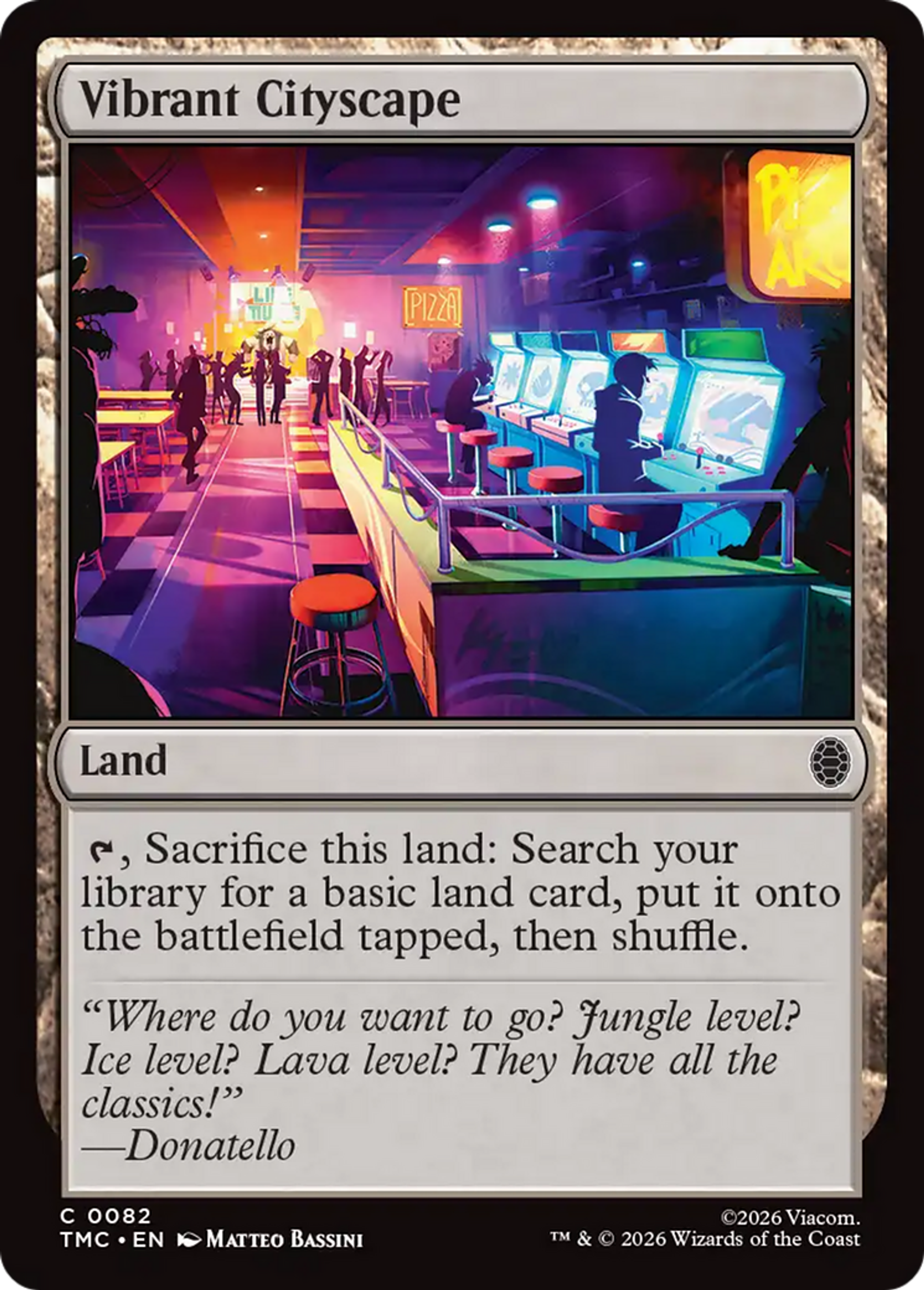 Vibrant Cityscape — Teenage Mutant Ninja Turtles Eternal — Magic: The Gathering