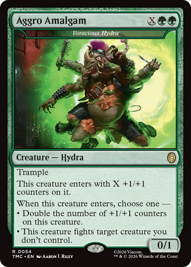 Voracious Hydra from Teenage Mutant Ninja Turtles Eternal - Magic: The Gathering