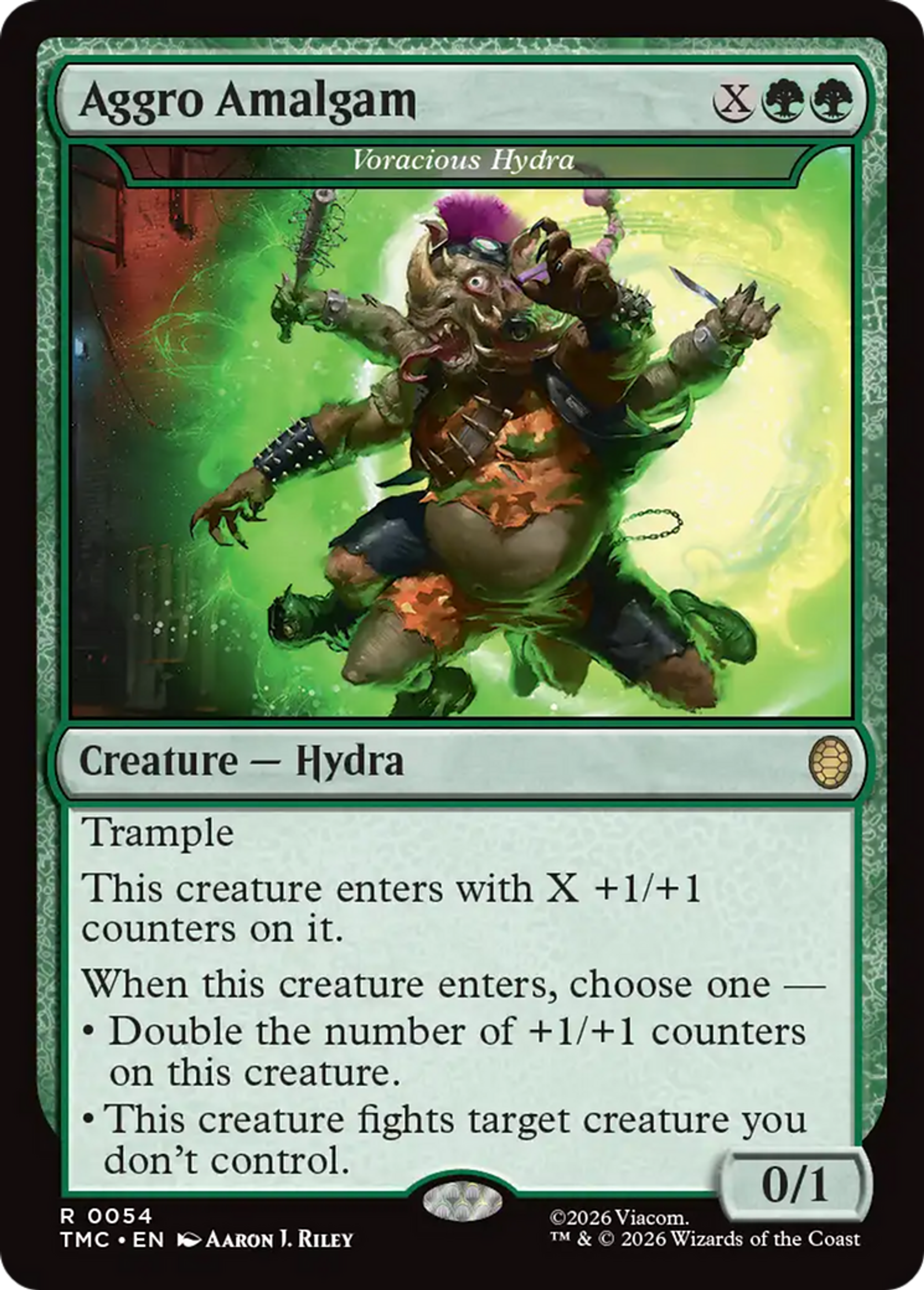 Voracious Hydra — Teenage Mutant Ninja Turtles Eternal — Magic: The Gathering