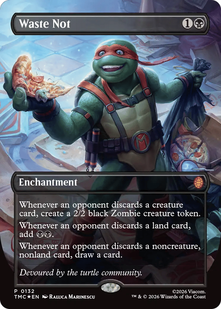 Waste Not — Teenage Mutant Ninja Turtles Eternal — Magic: The Gathering