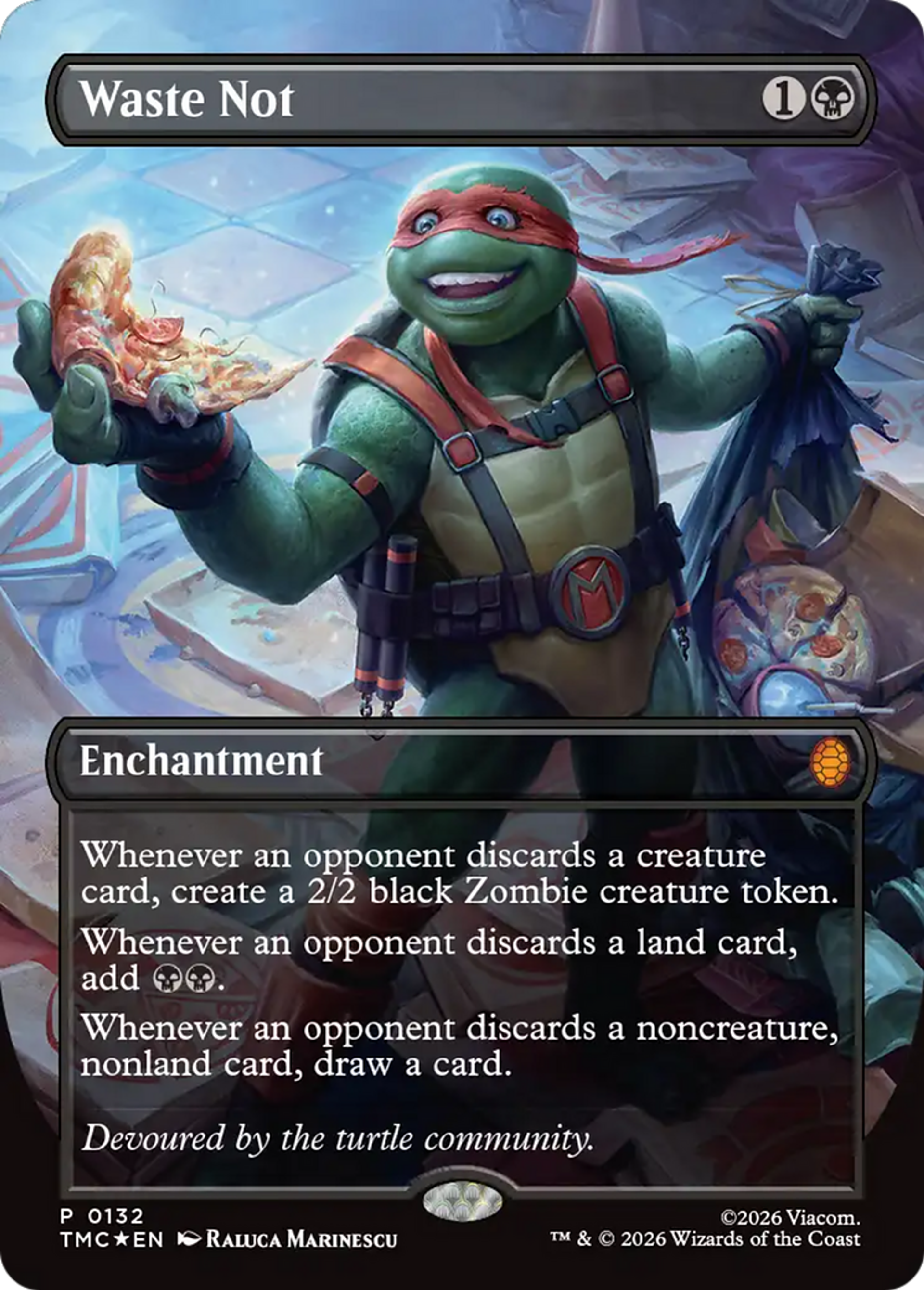 Waste Not — Teenage Mutant Ninja Turtles Eternal — Magic: The Gathering