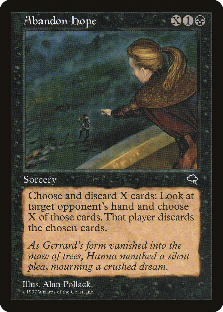Abandon Hope — Tempest — Magic: The Gathering