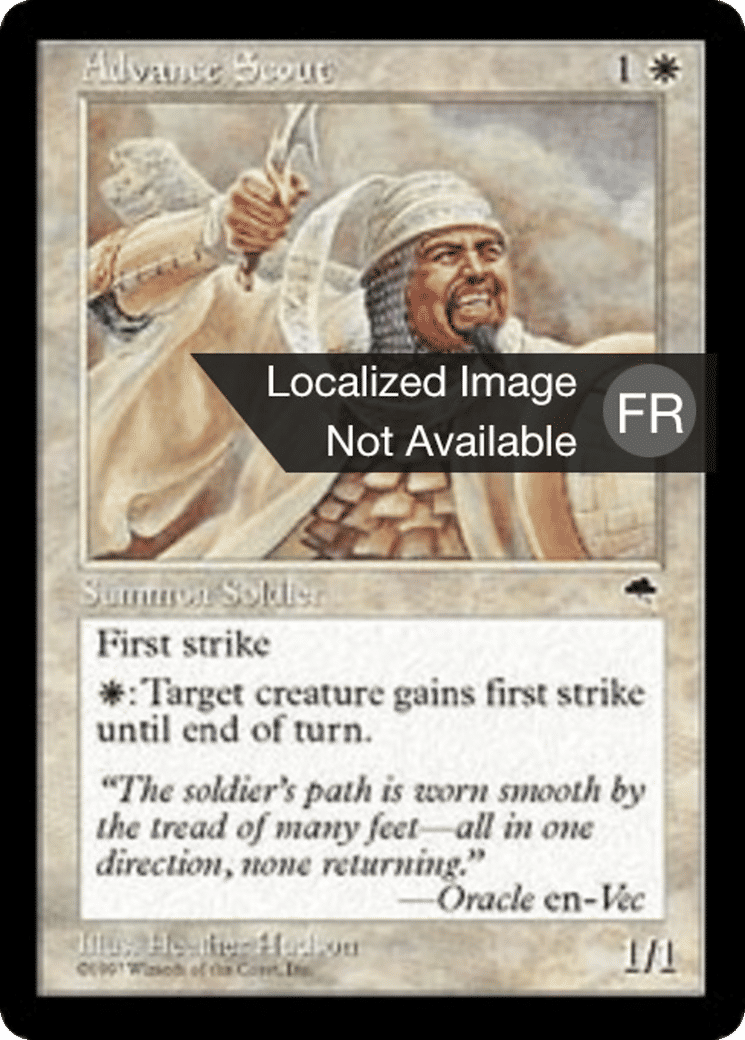 Eclaireur avancé — Tempest — Magic: The Gathering