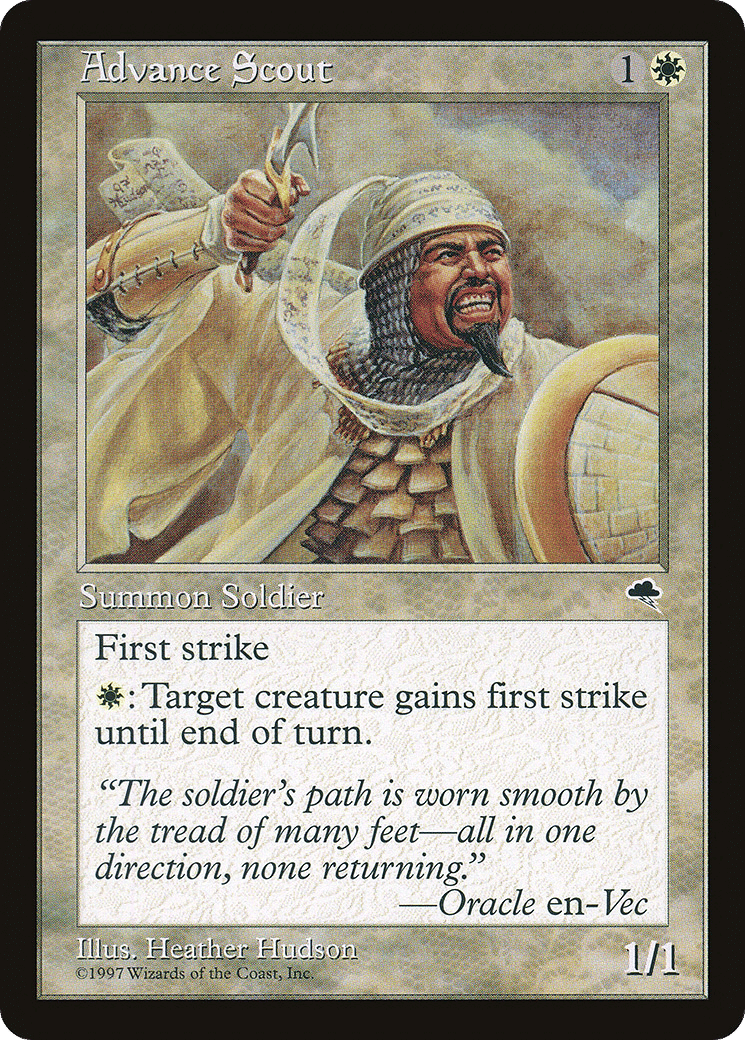 Advance Scout — Tempest — Magic: The Gathering