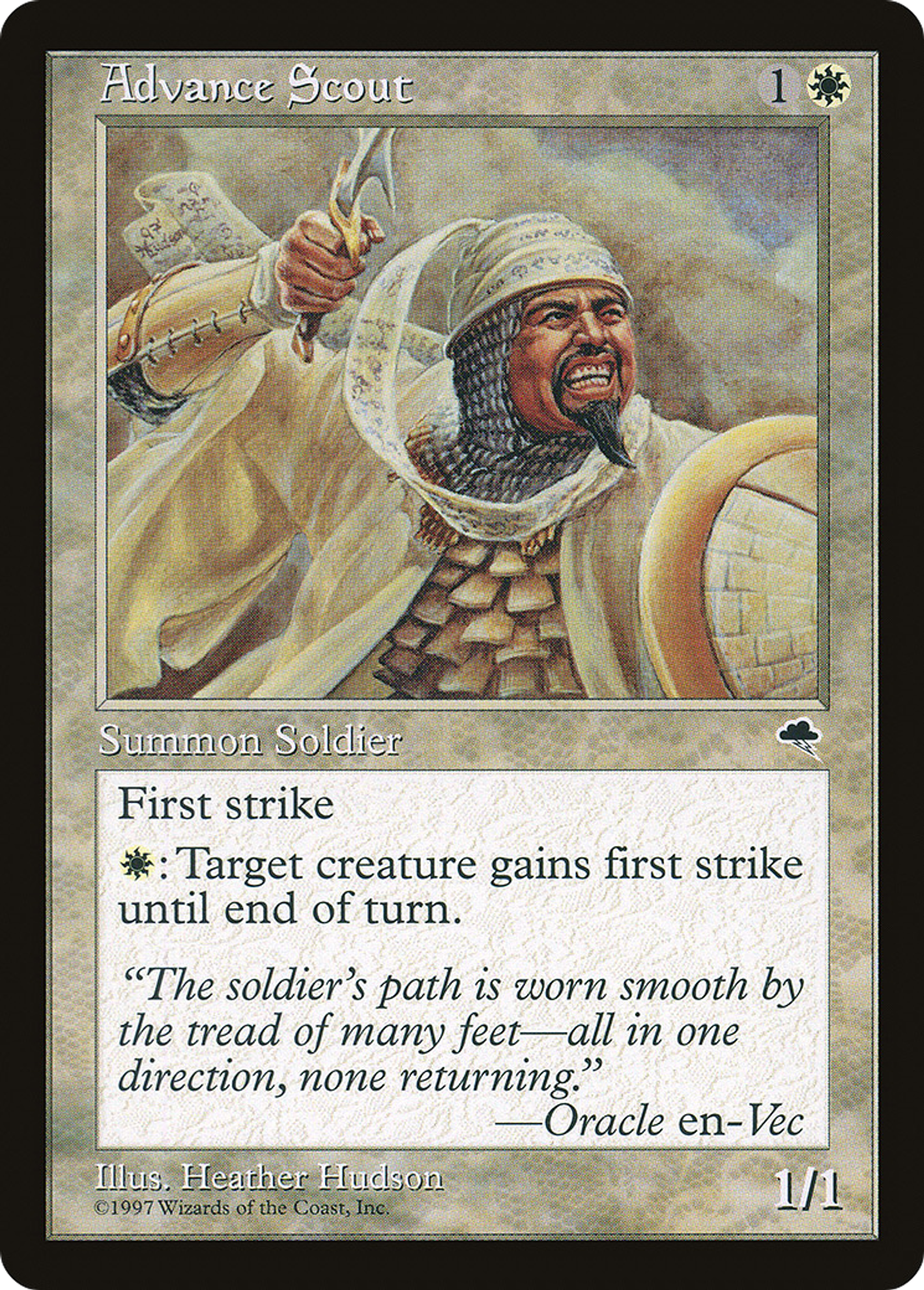 Advance Scout — Tempest — Magic: The Gathering