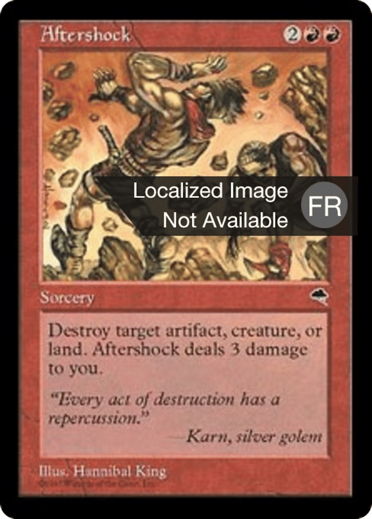 Réplique sismique — Tempest — Magic: The Gathering