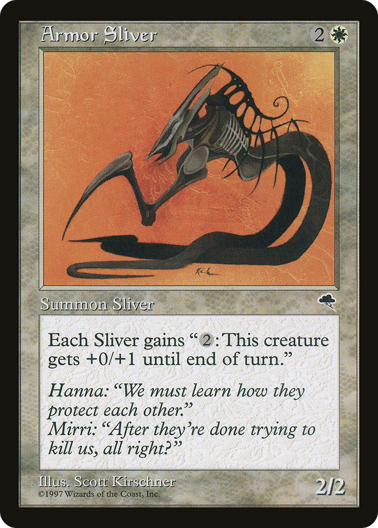 Armor Sliver — Tempest — Magic: The Gathering