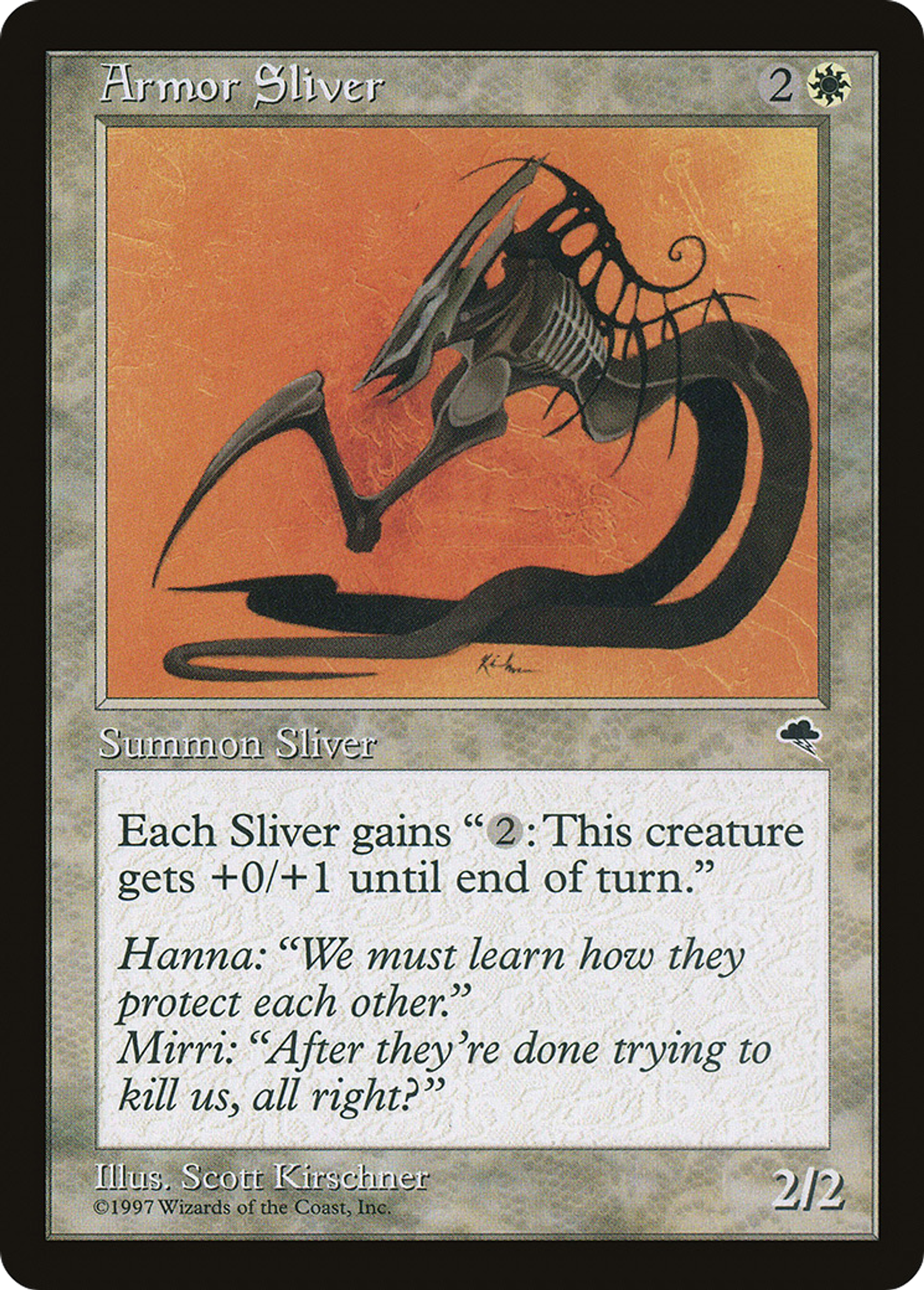 Armor Sliver — Tempest — Magic: The Gathering