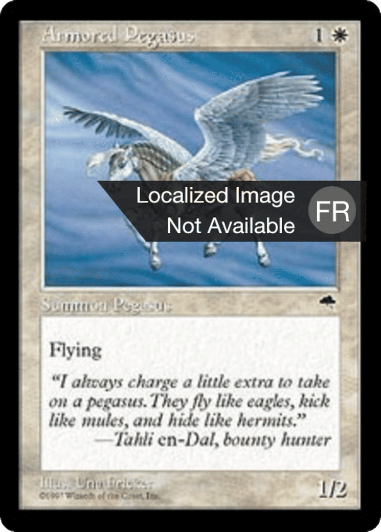 Pégase cuirassé — Tempest — Magic: The Gathering