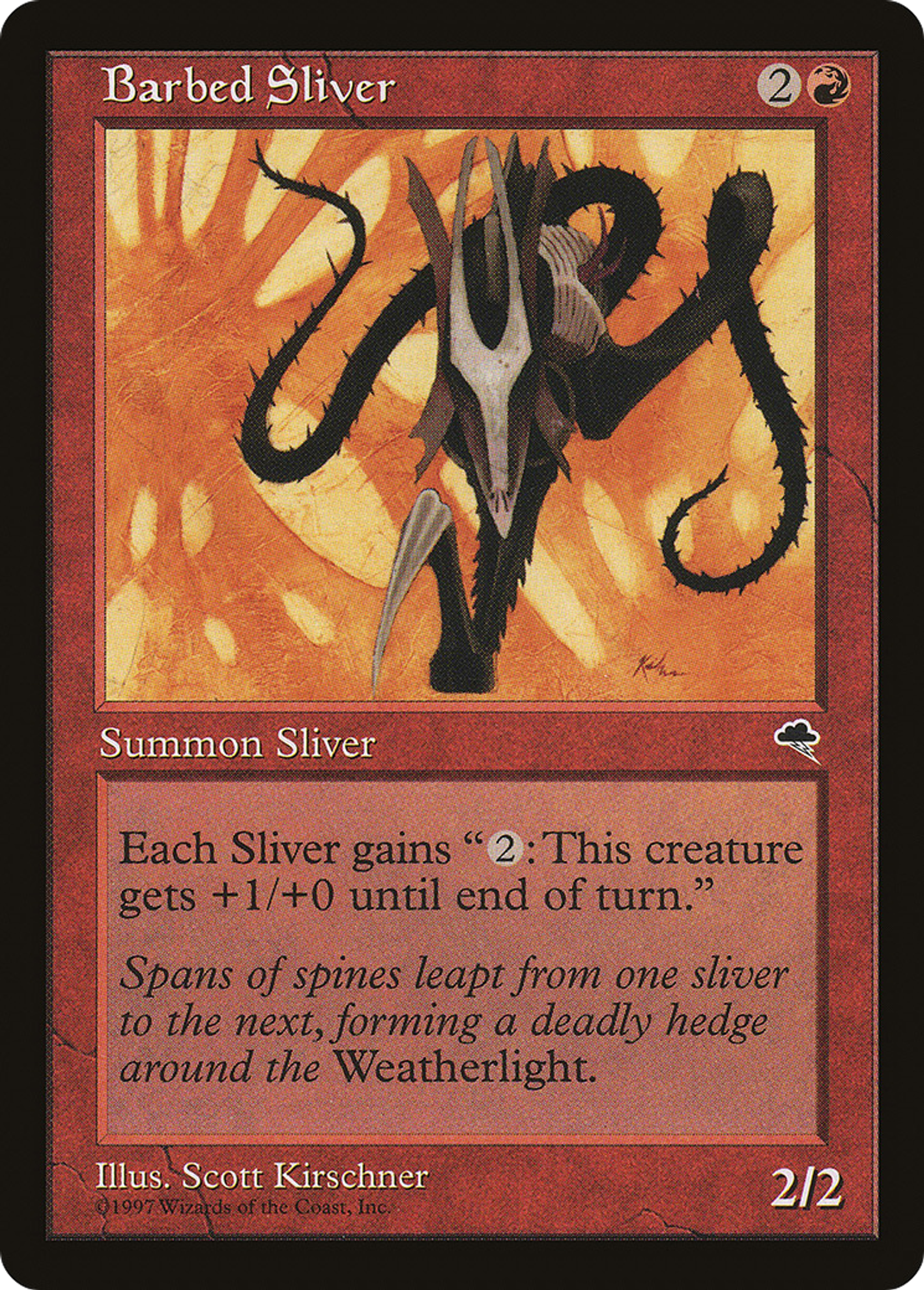 Barbed Sliver — Tempest — Magic: The Gathering