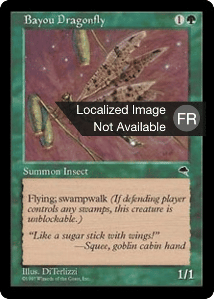 Libellule des bayous — Tempest — Magic: The Gathering