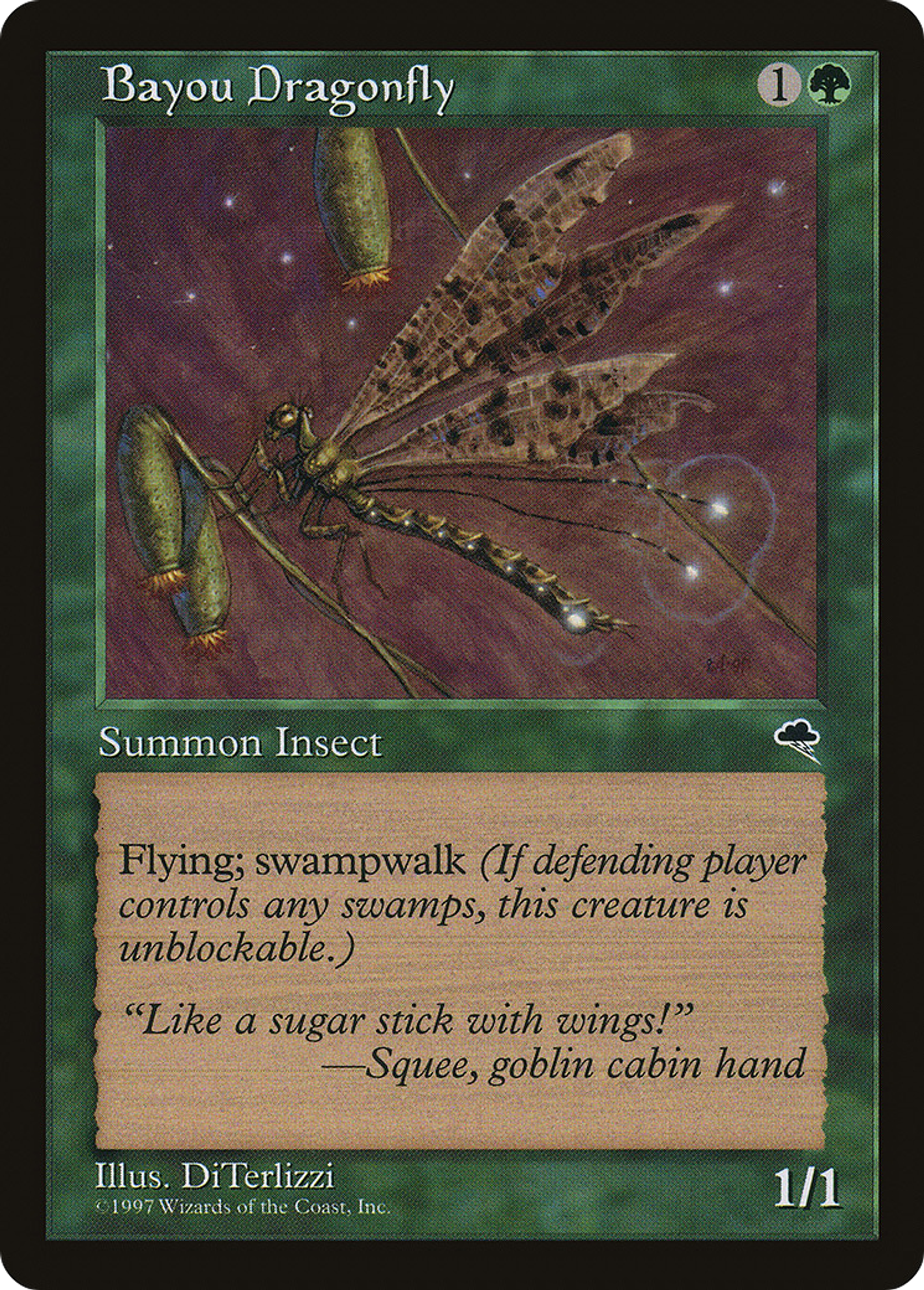 Bayou Dragonfly — Tempest — Magic: The Gathering