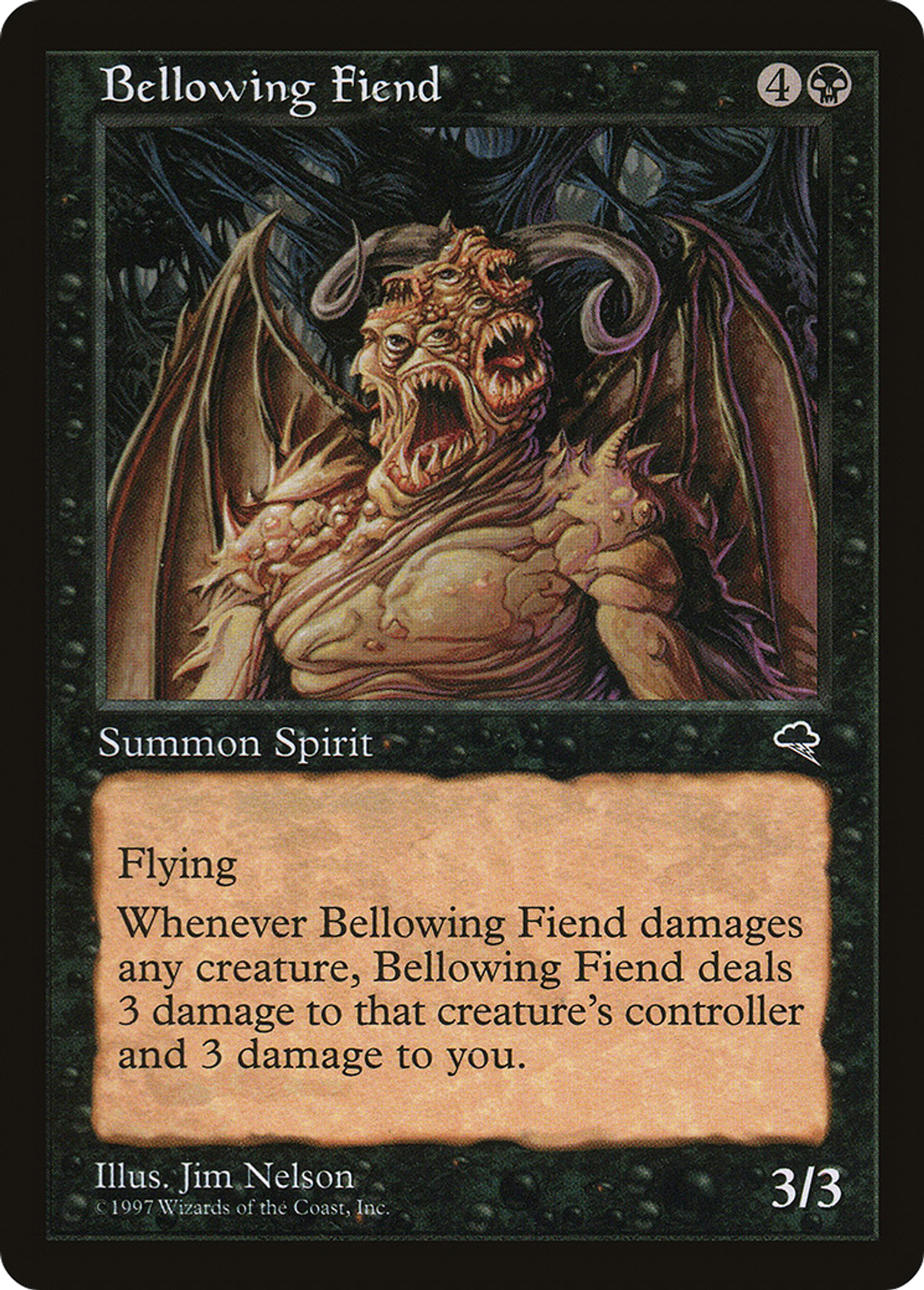 Bellowing Fiend — Tempest — Magic: The Gathering
