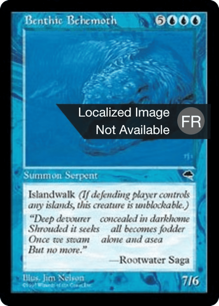 Béhémoth benthique — Tempest — Magic: The Gathering