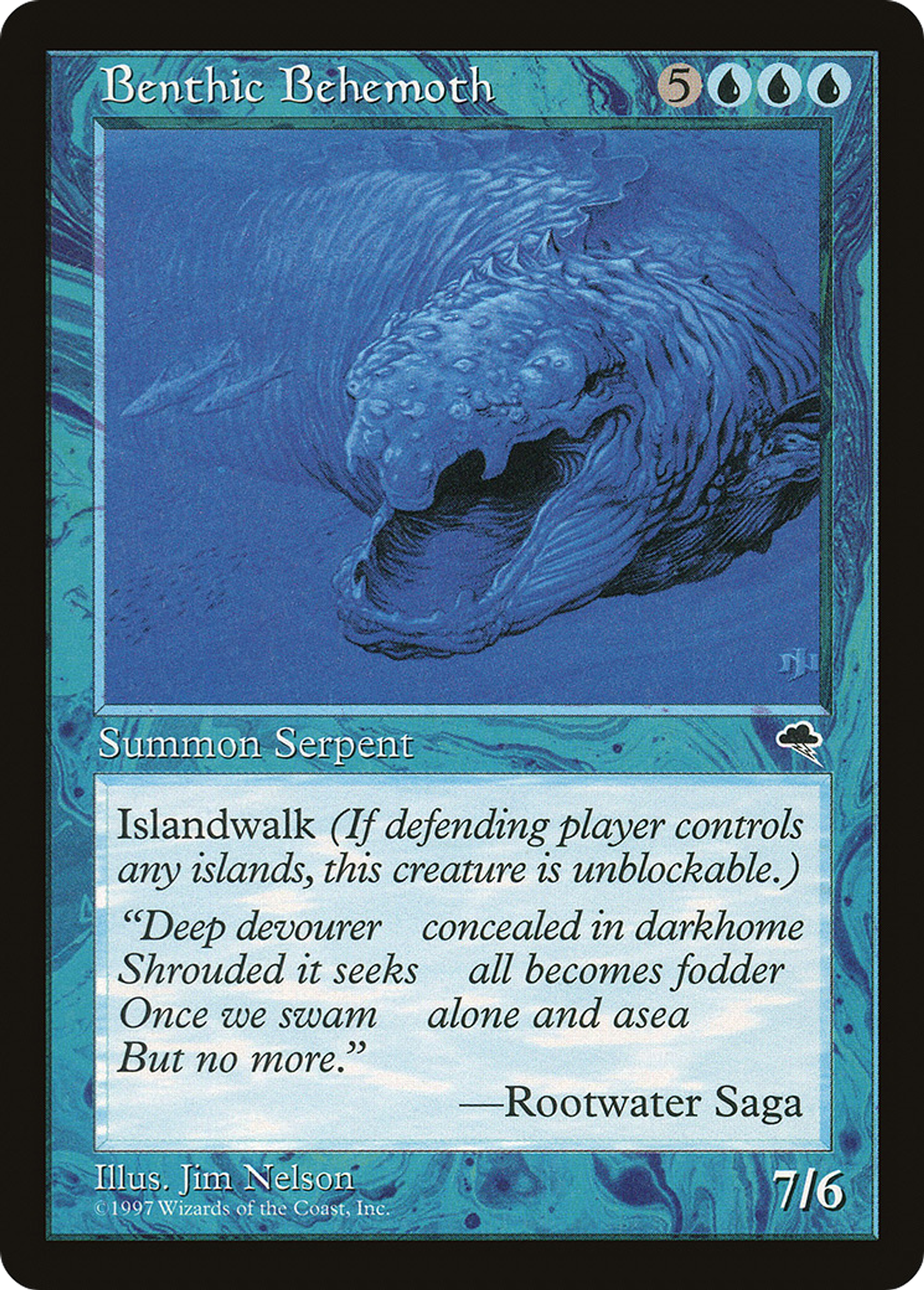 Benthic Behemoth — Tempest — Magic: The Gathering