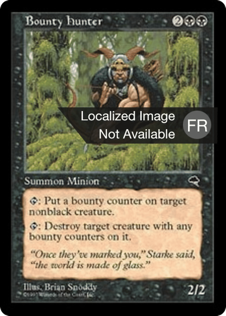 Chasseur de primes — Tempest — Magic: The Gathering