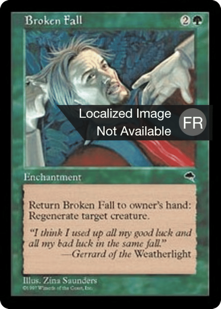 Chute arrêtée — Tempest — Magic: The Gathering