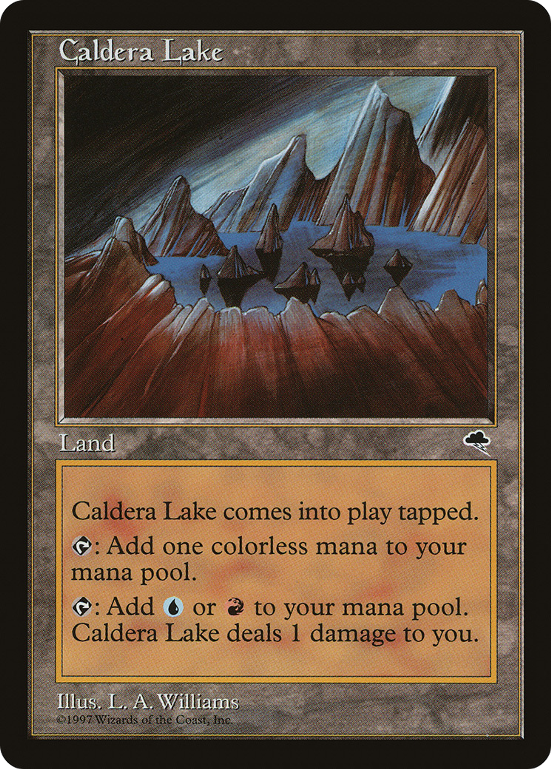Caldera Lake — Tempest — Magic: The Gathering