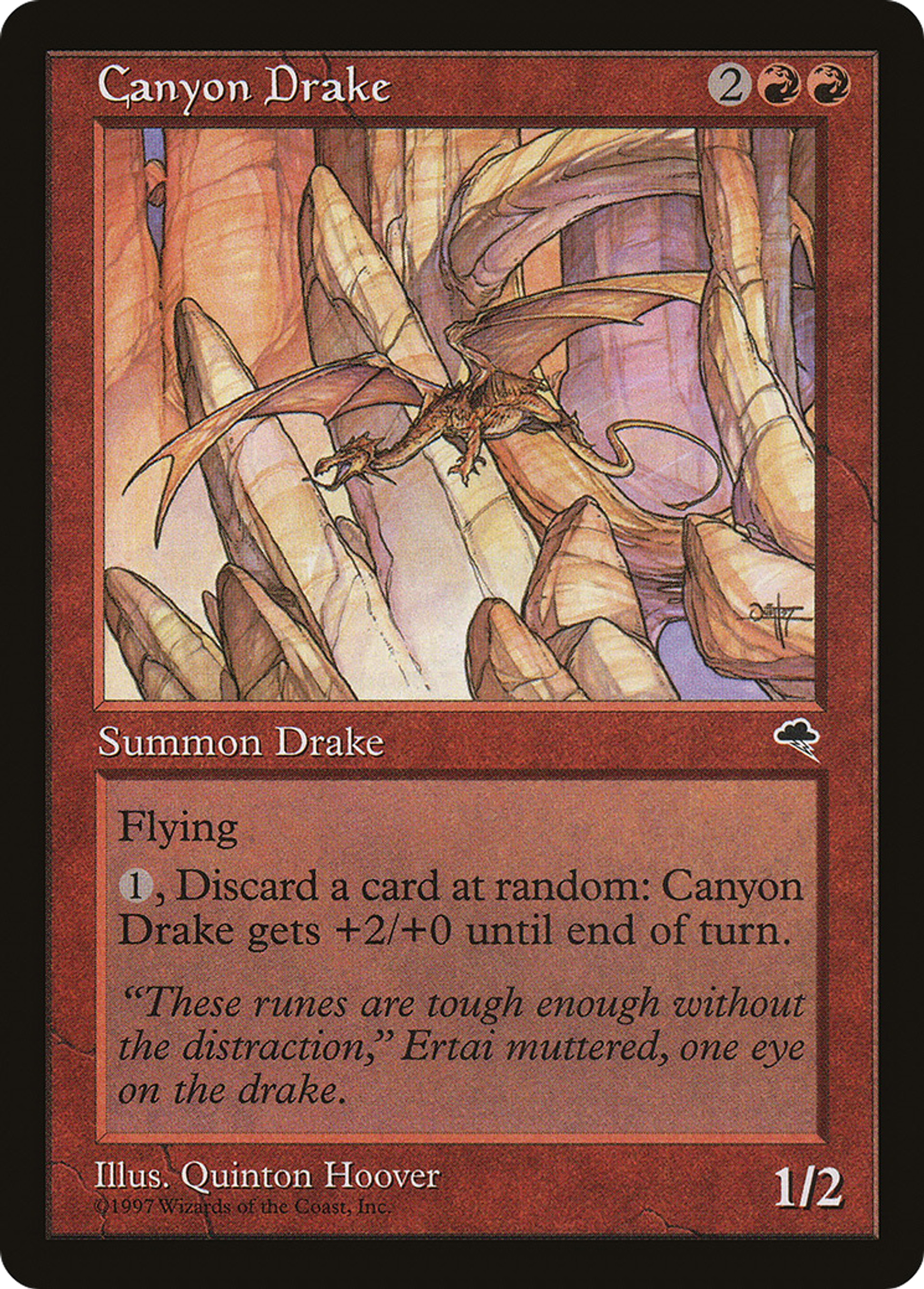 Canyon Drake — Tempest — Magic: The Gathering