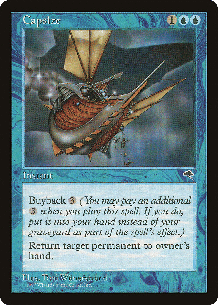 Capsize — Tempest — Magic: The Gathering
