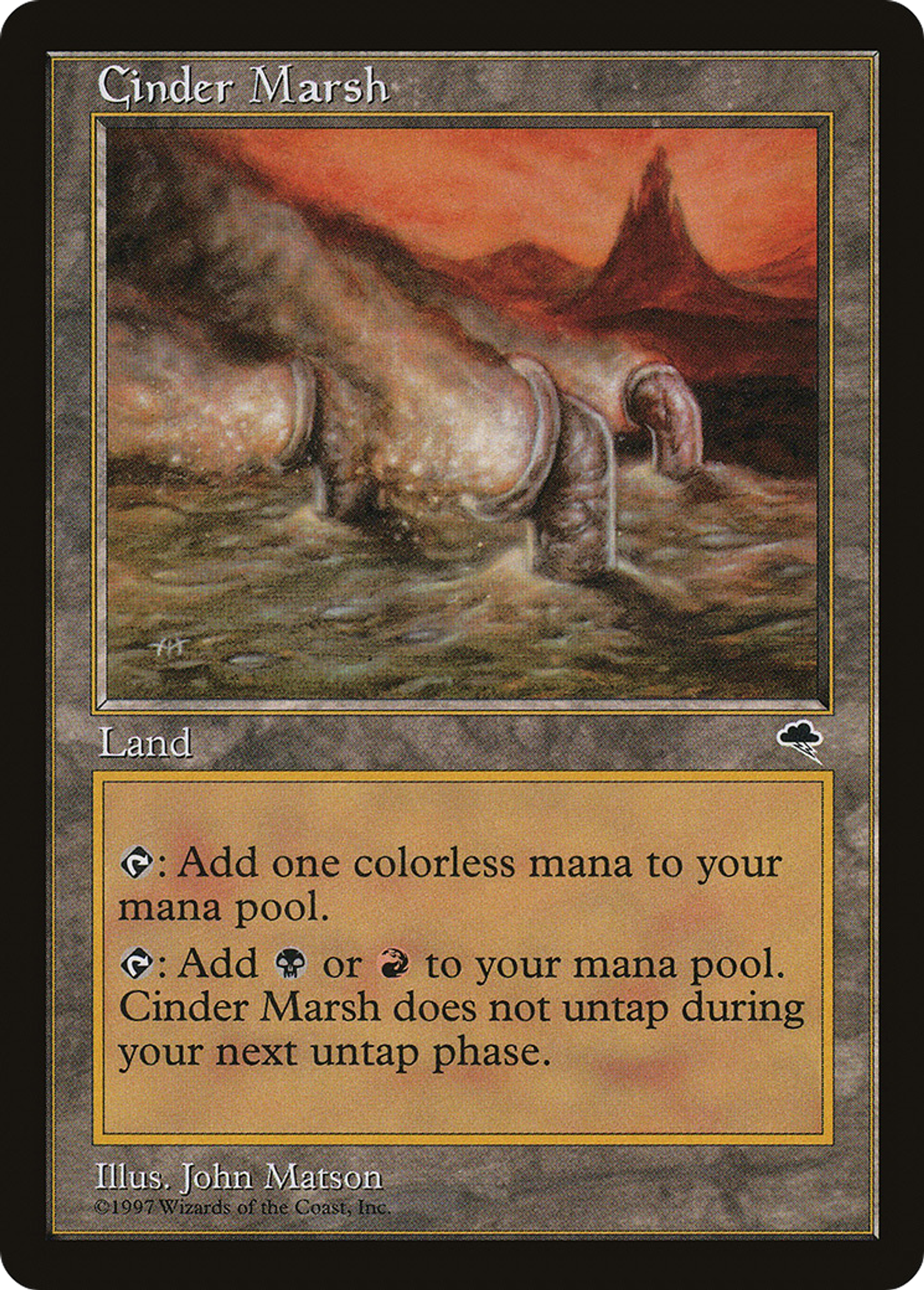 Cinder Marsh — Tempest — Magic: The Gathering