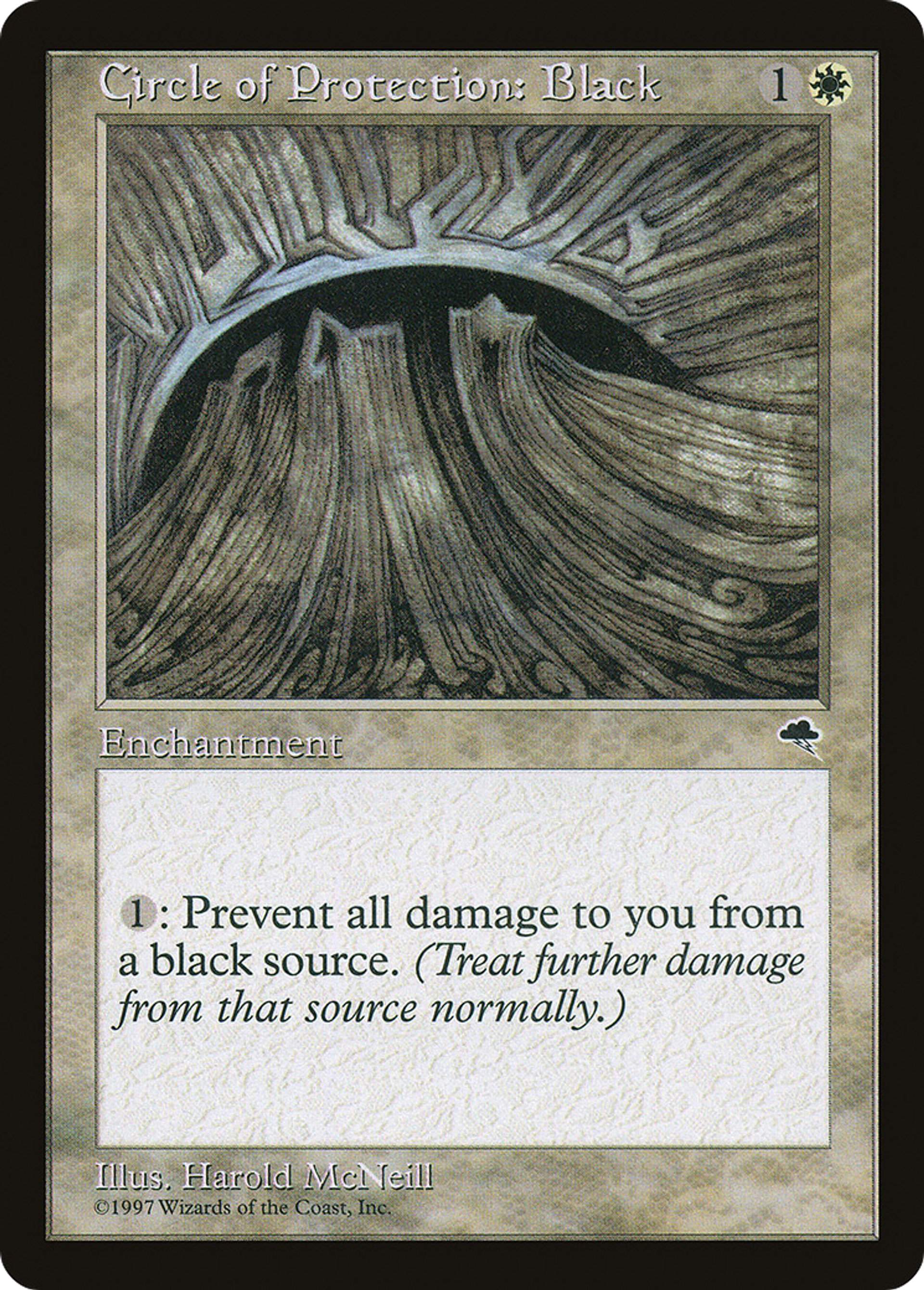 Circle of Protection: Black — Tempest — Magic: The Gathering