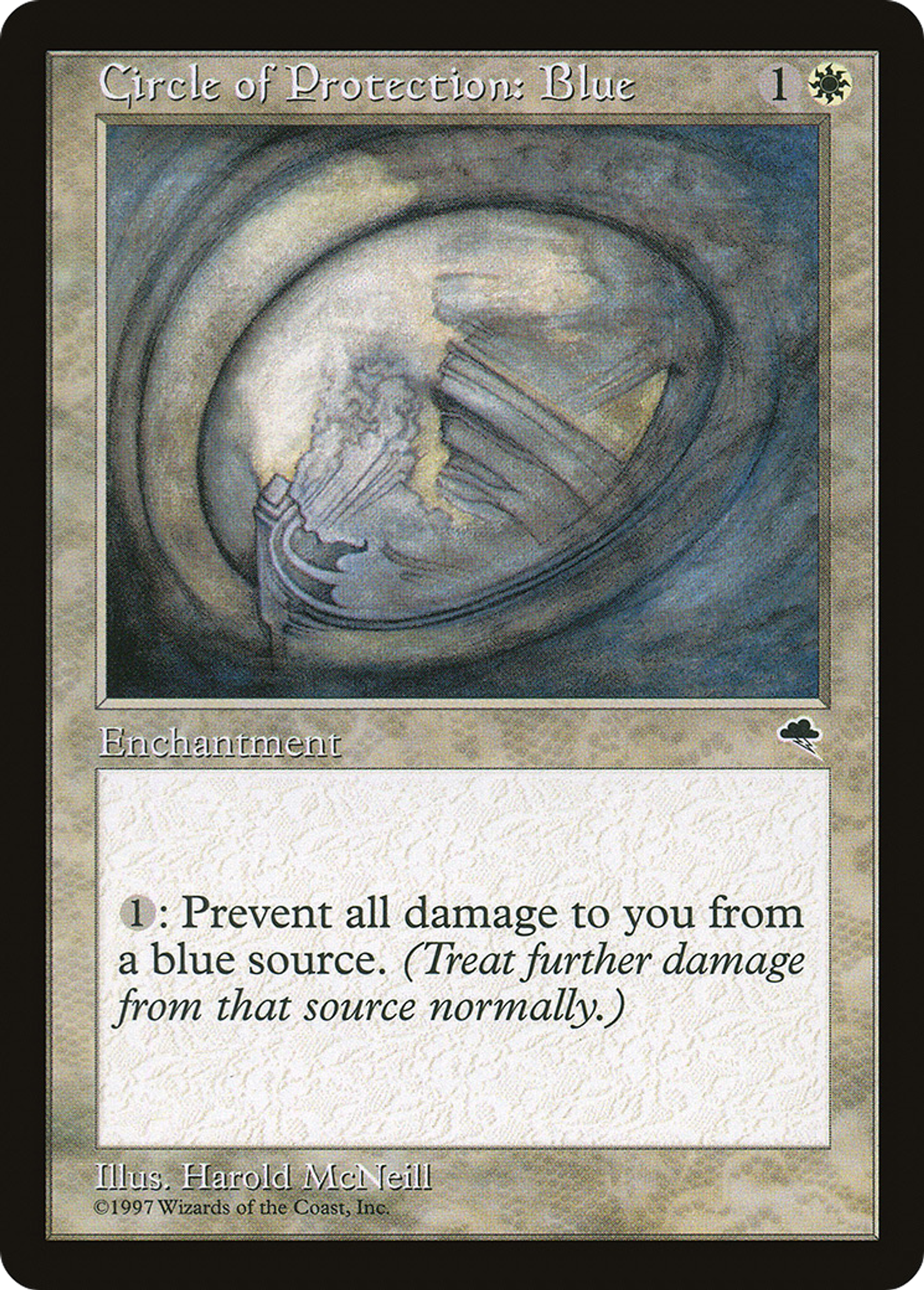 Circle of Protection: Blue — Tempest — Magic: The Gathering
