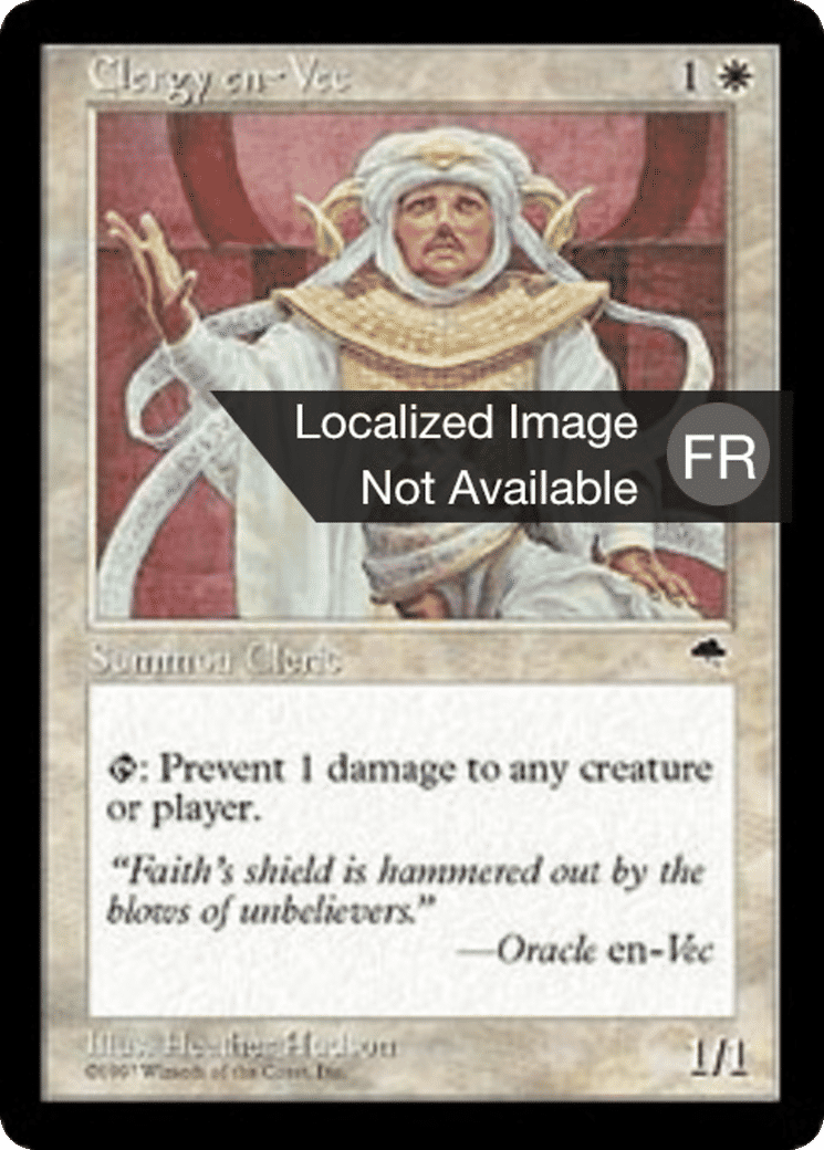 Clergé en-Vec — Tempest — Magic: The Gathering