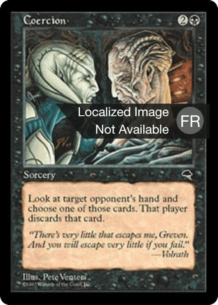 Coercition — Tempest — Magic: The Gathering