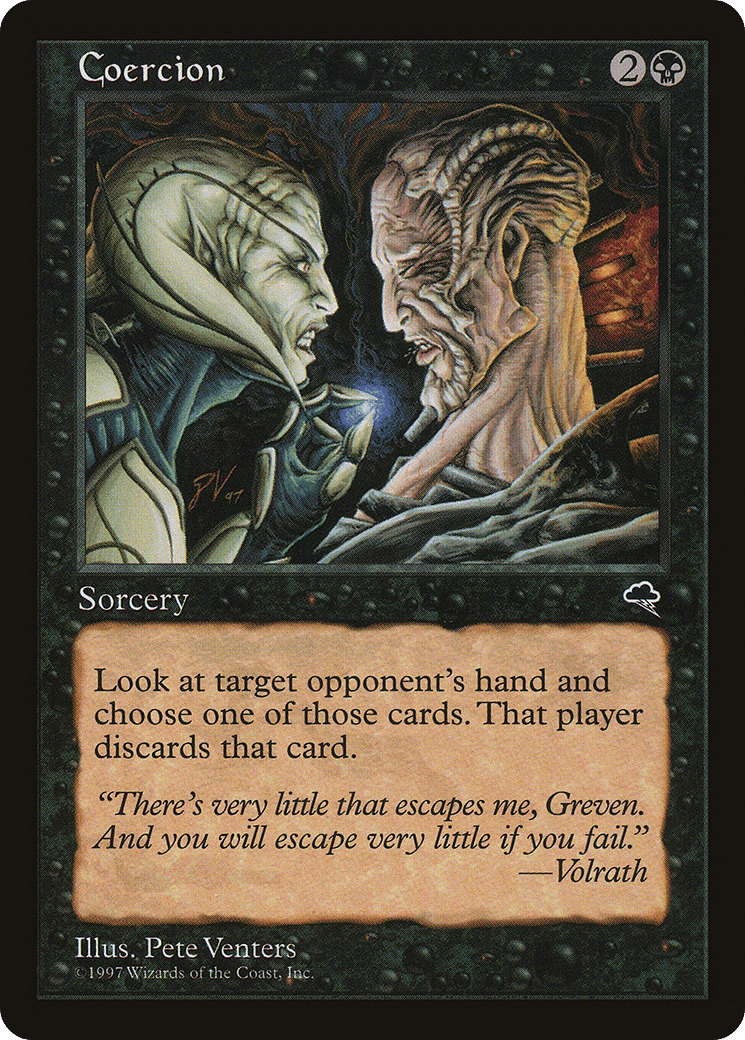 Coercion — Tempest — Magic: The Gathering