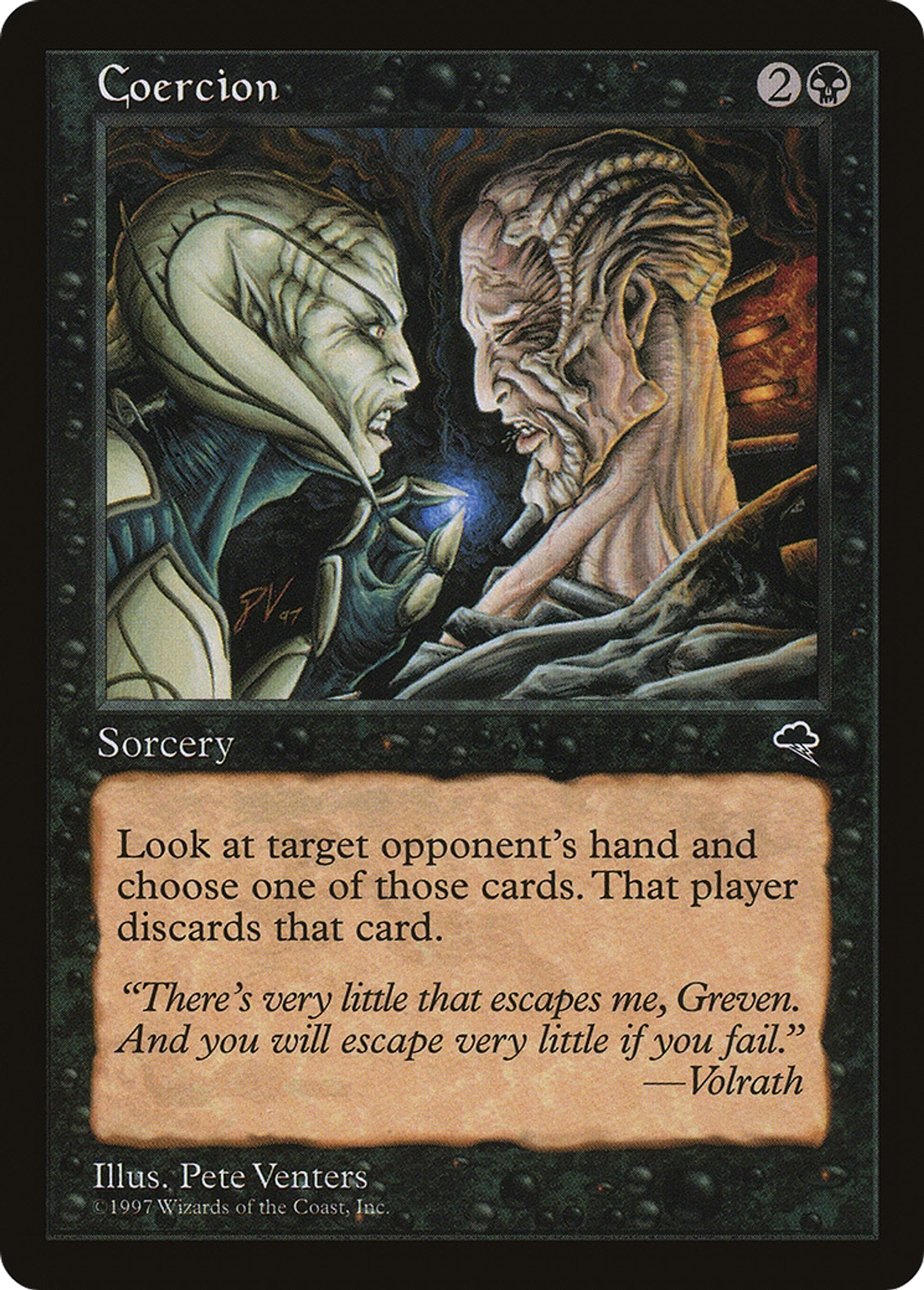 Coercion — Tempest — Magic: The Gathering