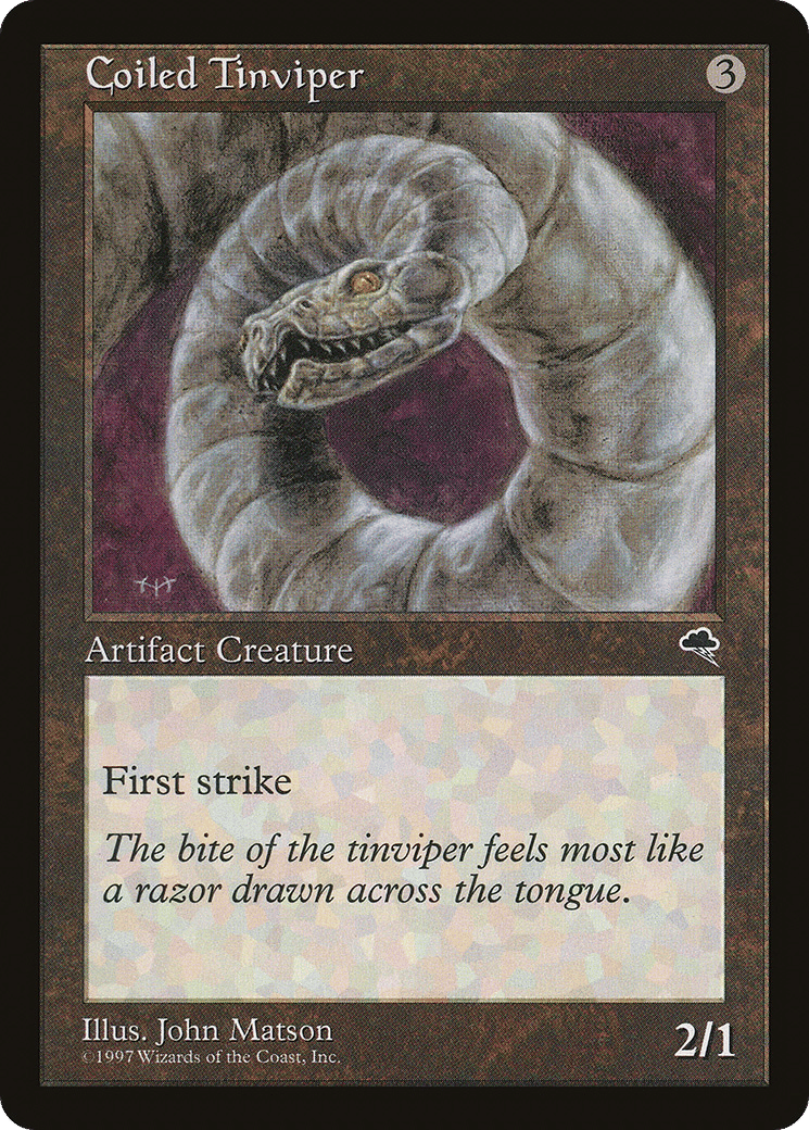 Coiled Tinviper — Tempest — Magic: The Gathering