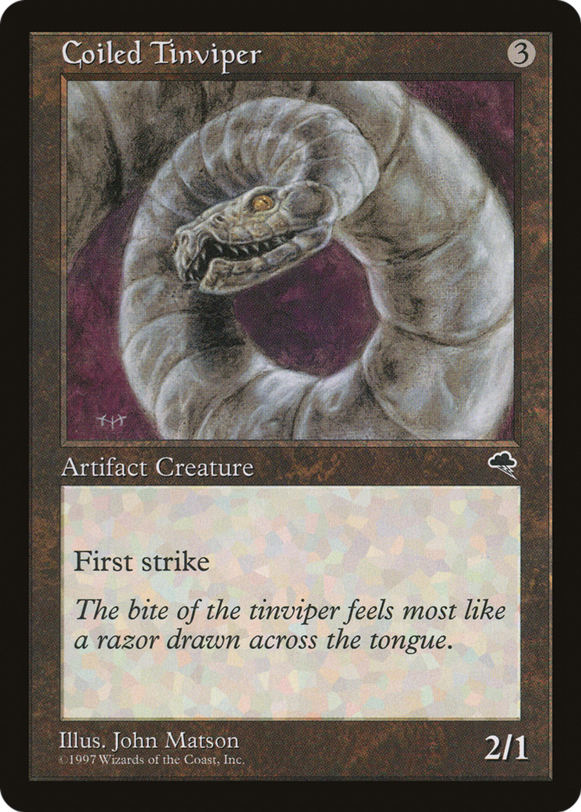 Coiled Tinviper — Tempest — Magic: The Gathering